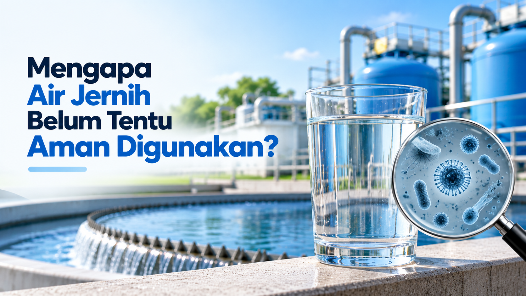 Water Treatment Plant: Mengapa Air Jernih Belum Tentu Aman Digunakan?