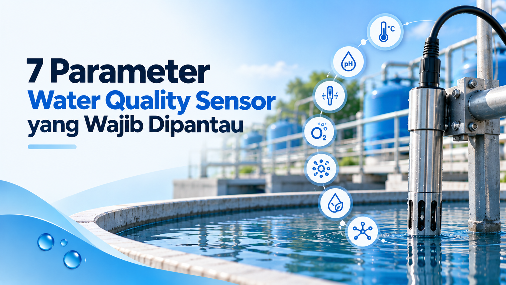7 Parameter Water Quality Sensor yang Wajib Dipantau